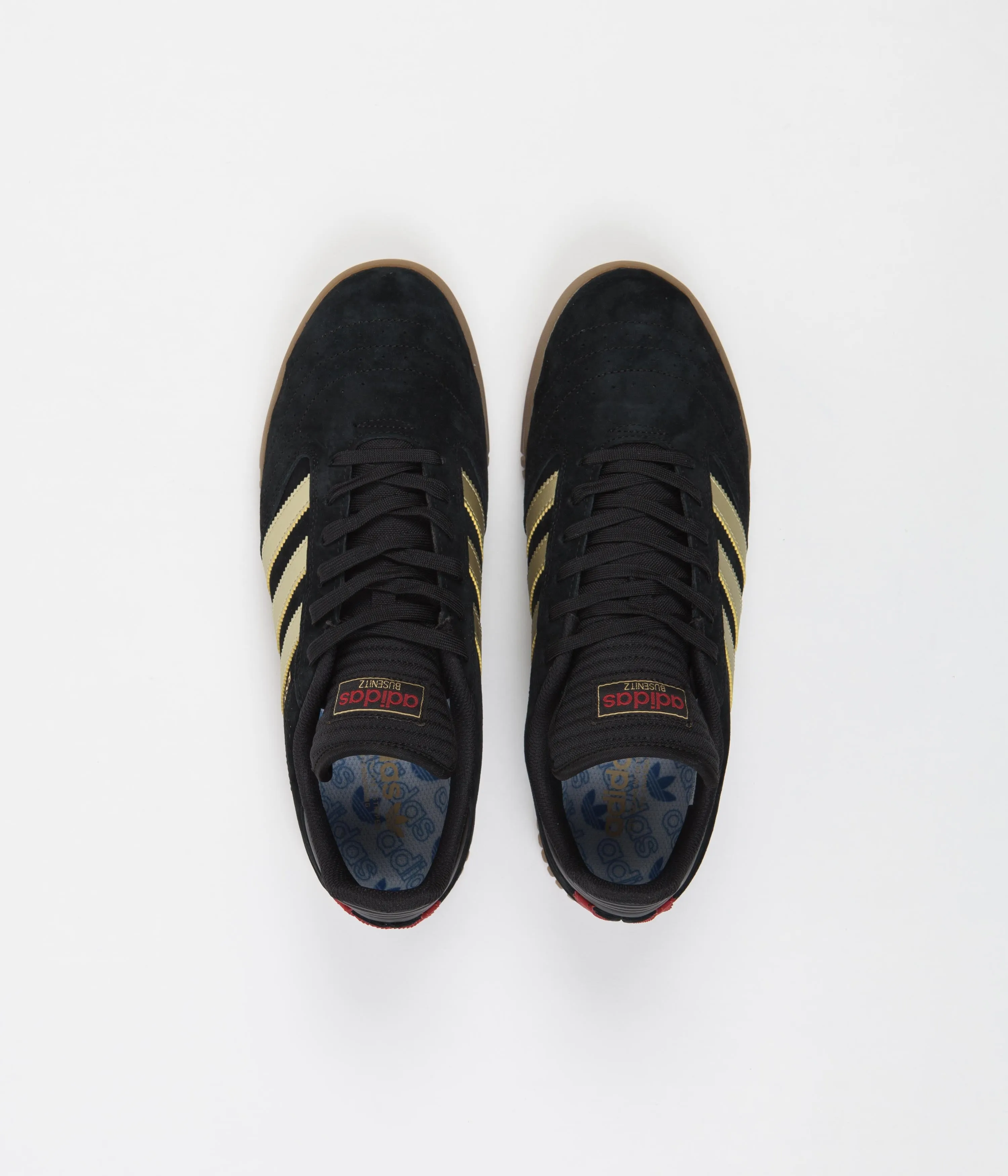 Adidas Busenitz Indoor Super Shoes - Core Black / Gold Metallic / Scarlet Adidas Wrestling Shoes Adizero