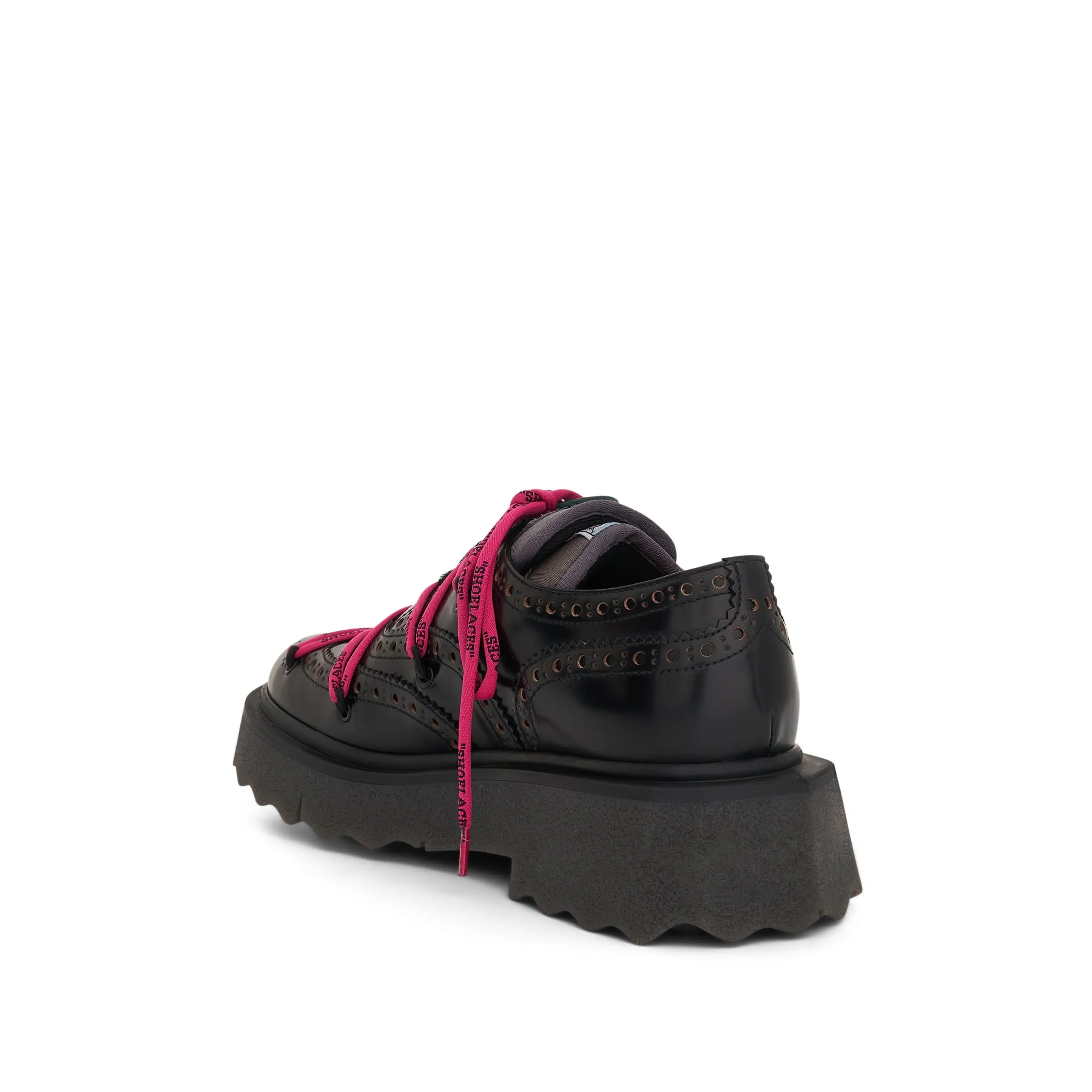 Off-White x Church's Burwood Shoe in Black/Green Carmina Oxfords