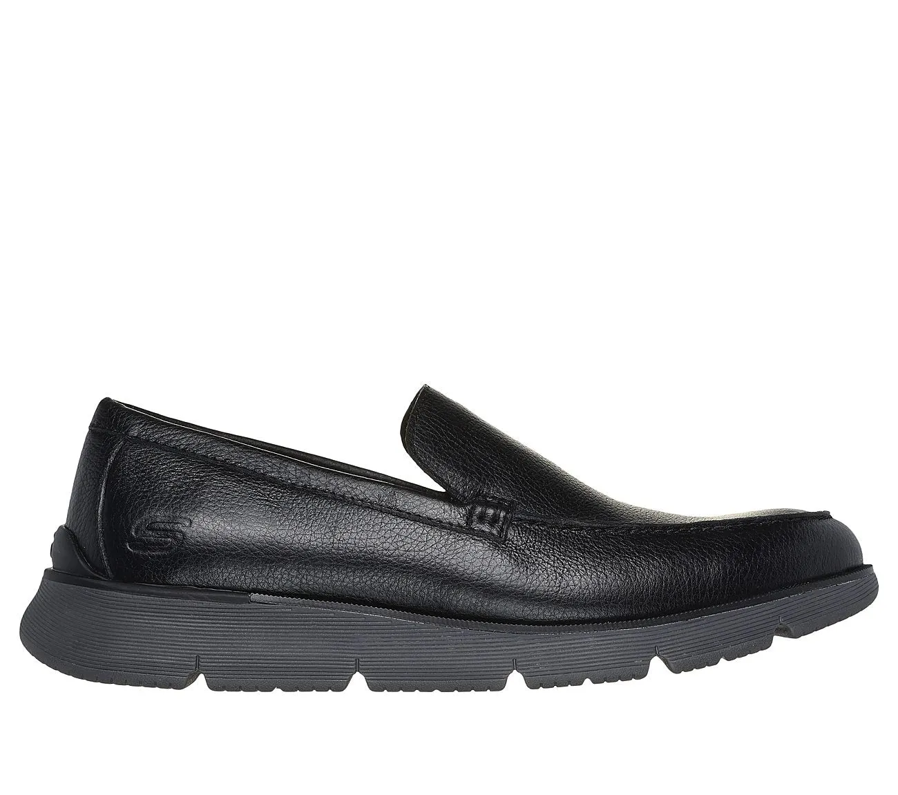 AGUSTINO - OSSIE - BLACK BLACK Work Boots Wide