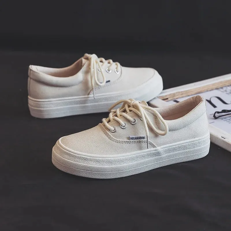 Dolphins Sneakers Elspeth - Colorful Lace-Up Canvas Sneakers for Women