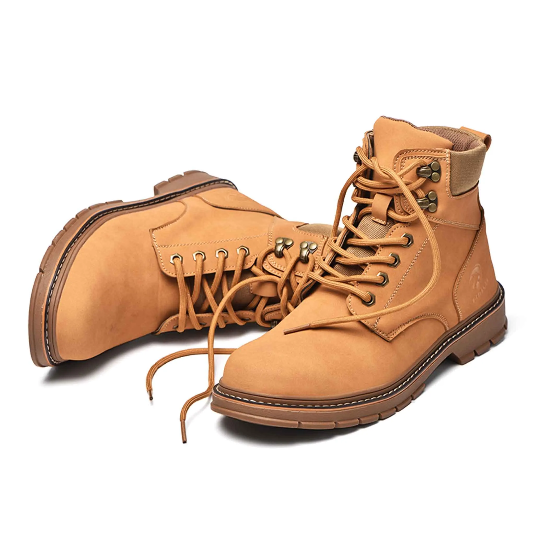 Men's 6 Inch Steel Toe Work Boots - Slip Resistant | B243 Work Boots At Academy