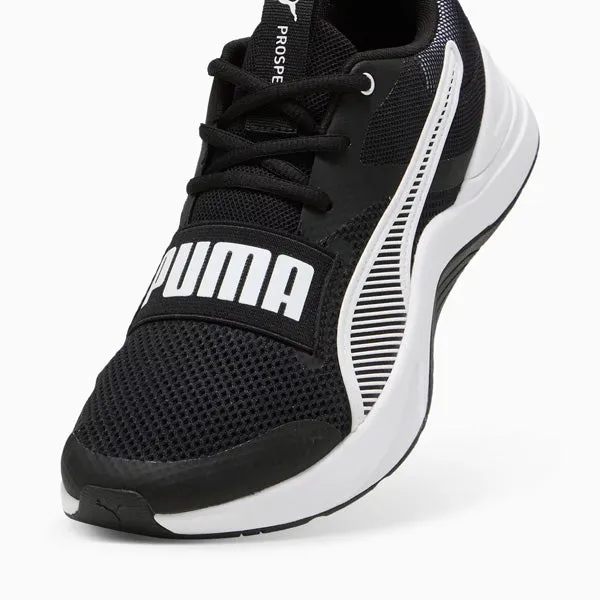 Asics Shoes Durability PUMA PROSPECT CROSS TRAINING SHOES FOR MEN, PUMA BLACK & PUMA WHITE