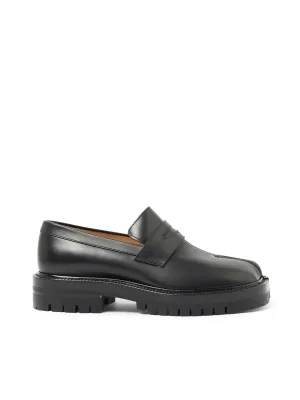 Tabi County Loafer in Black Finn Oxfords
