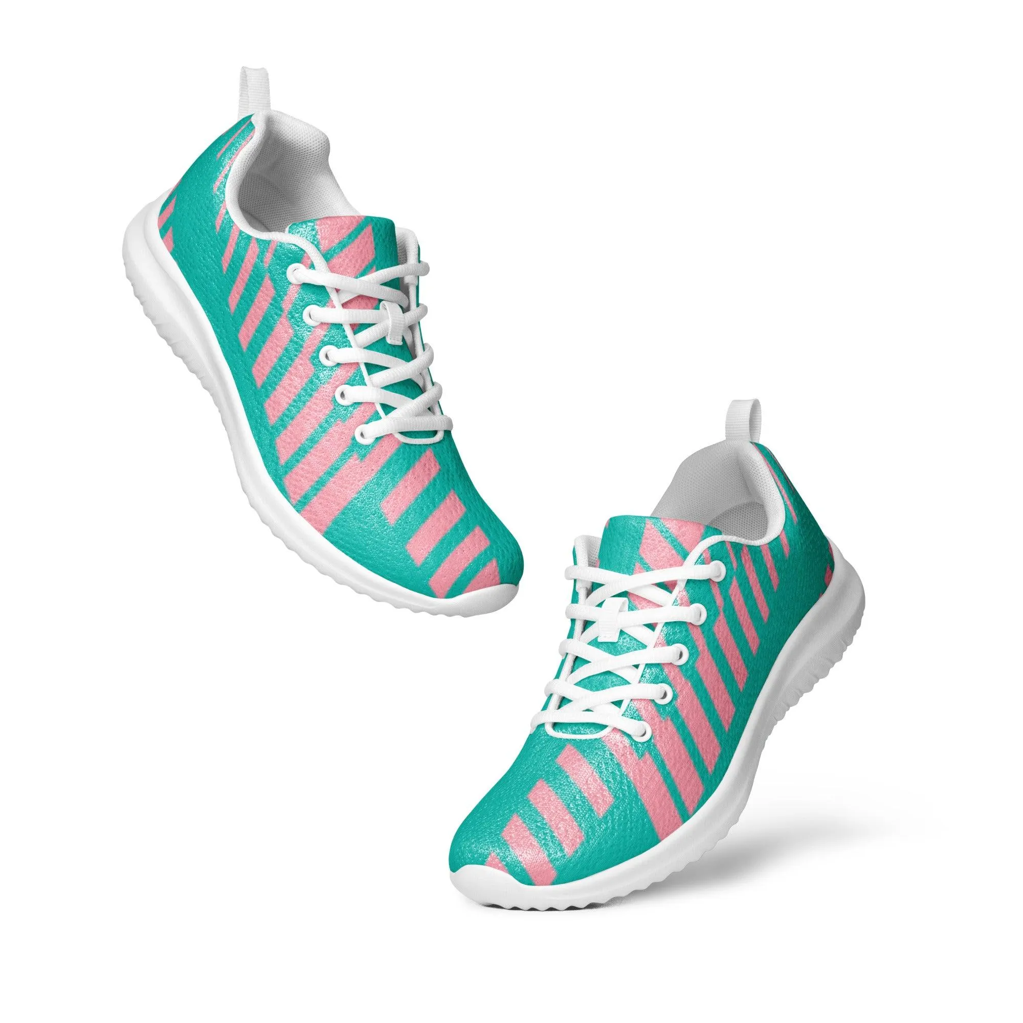 Lebron Sneakers Teal Pink Stripe Womens athletic shoes