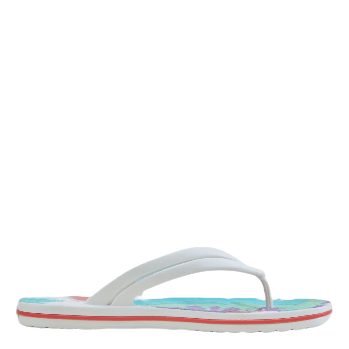 Flip Flops Hawaiian Style Tie Dye Flip-Flop Purple / White