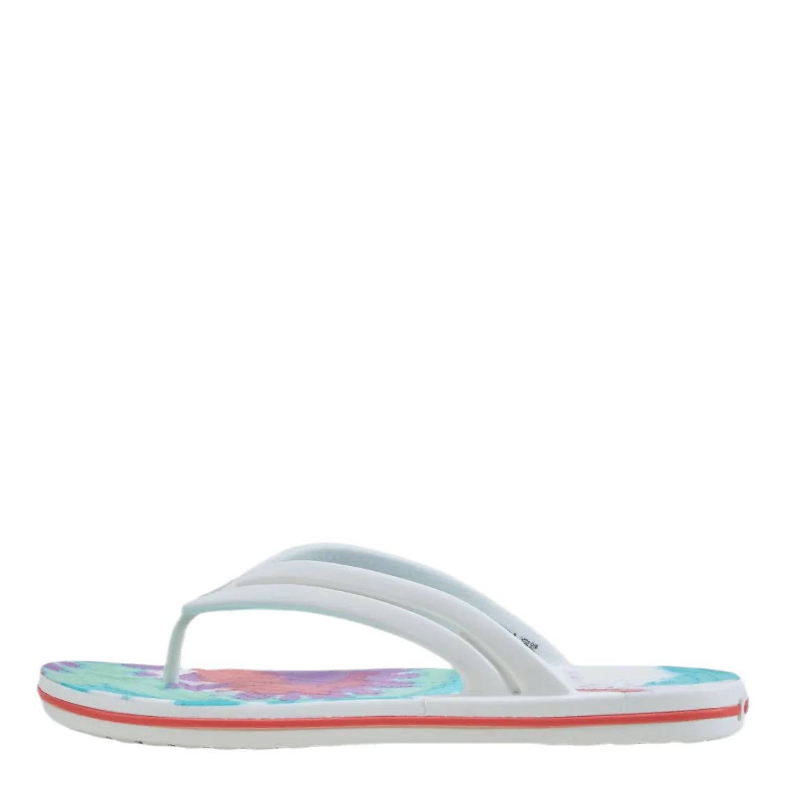 Tie Dye Flip-Flop Purple / White Pillow Top Flip Flops