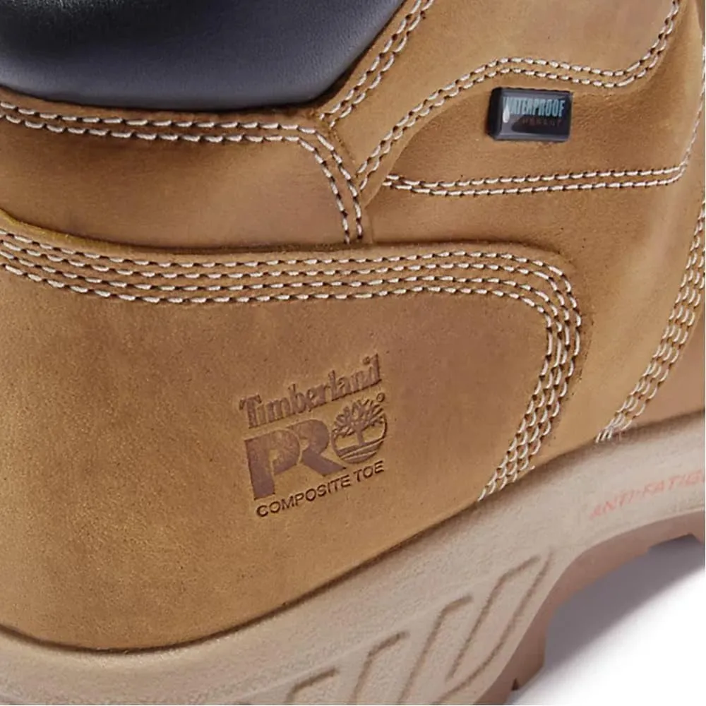 Timberland Pro Men's Helix 6 Inch Safety Zip Workboot Best Pull On Work Boots For Concrete