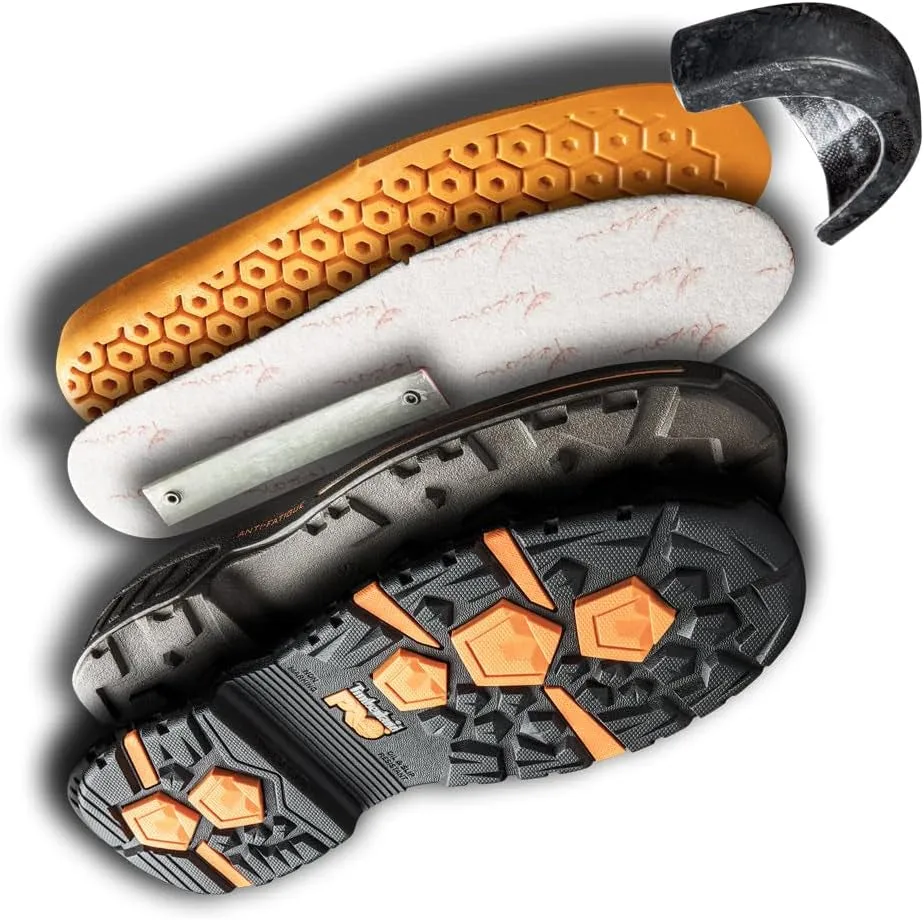 Timberland Pro Men's Helix 6 Inch Safety Zip Workboot Work Boots For Mud