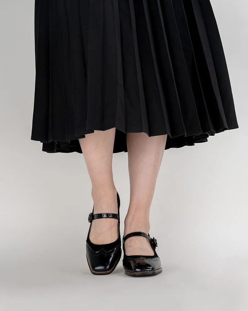 Mary Jane Platform Mid Heel Oxfords Dress Shoes Oxford Shoes High Heels