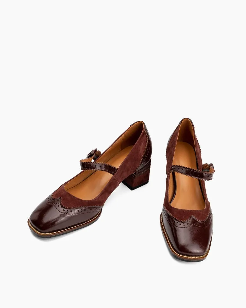 Mary Jane Platform Mid Heel Oxfords Dress Shoes Madden Oxfords