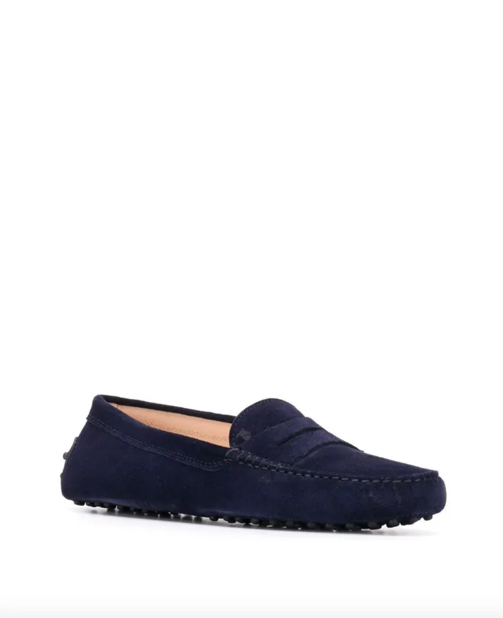 Loafers With Back Open Tod's Gommino driving shoes in suede