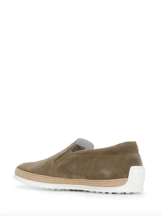 Tod's Slip-On Shoes in Suede Leggings And Loafers
