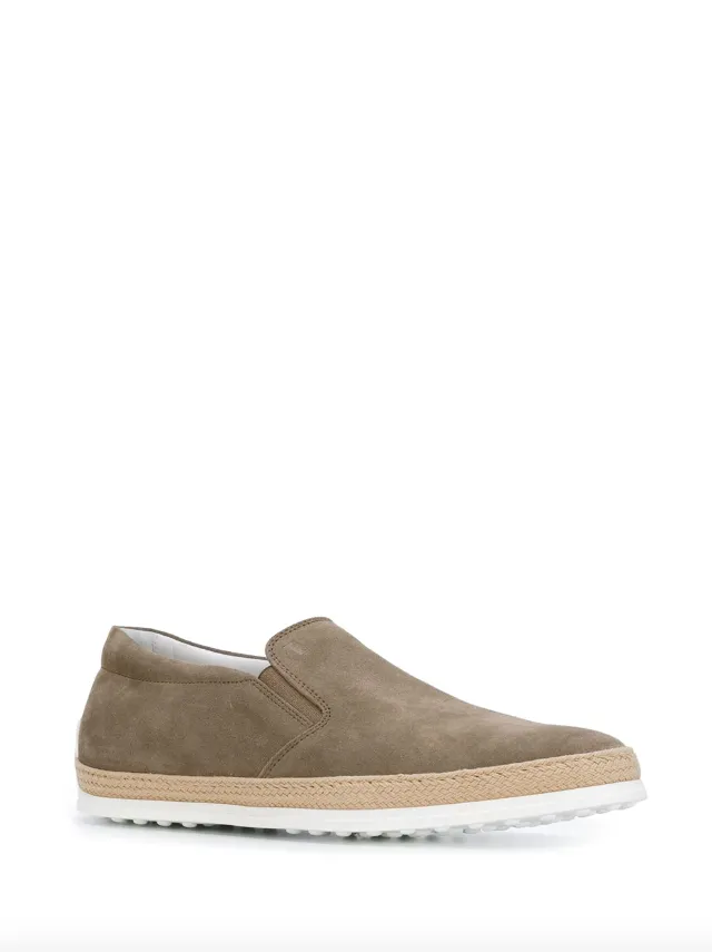 American Eagle Loafers Tod's Slip-On Shoes in Suede