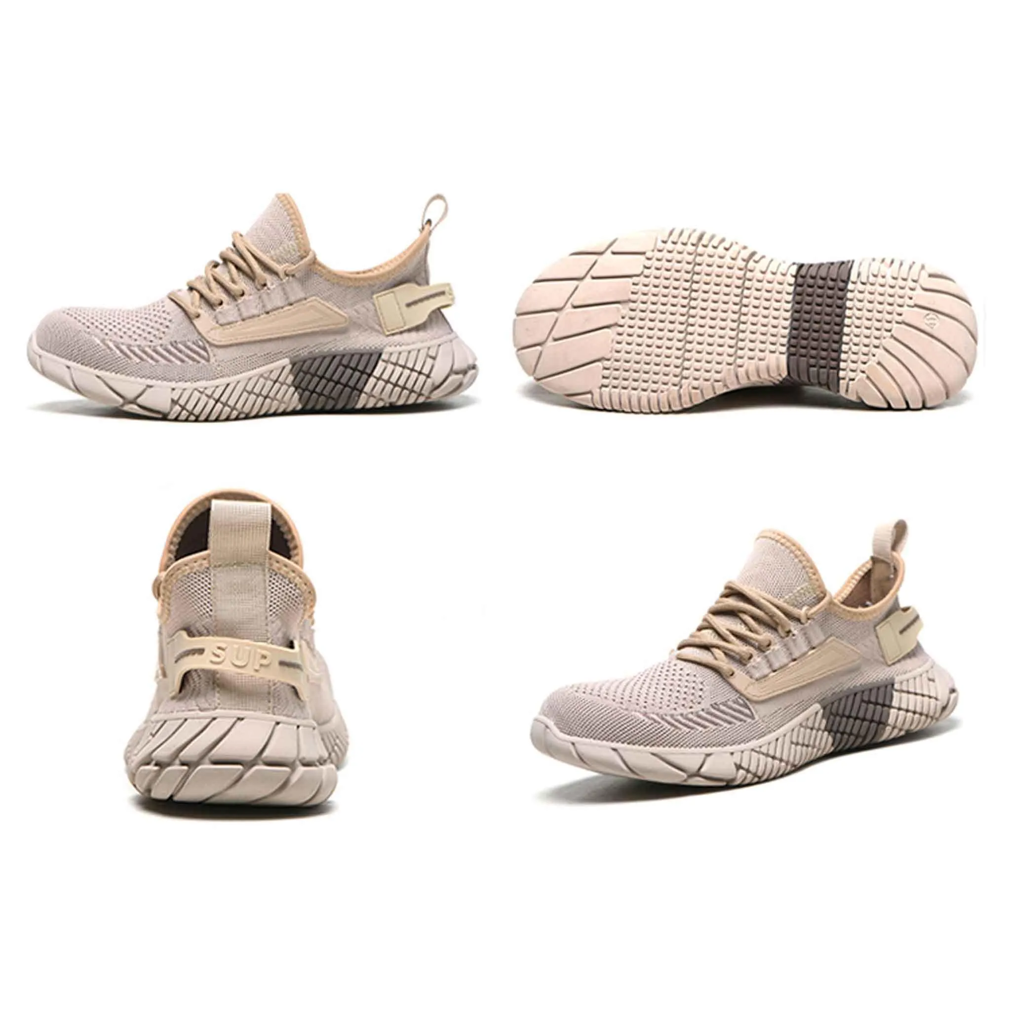 Women's Steel Toe Sneakers - Rubber Sole | B098 Cool Work Boots