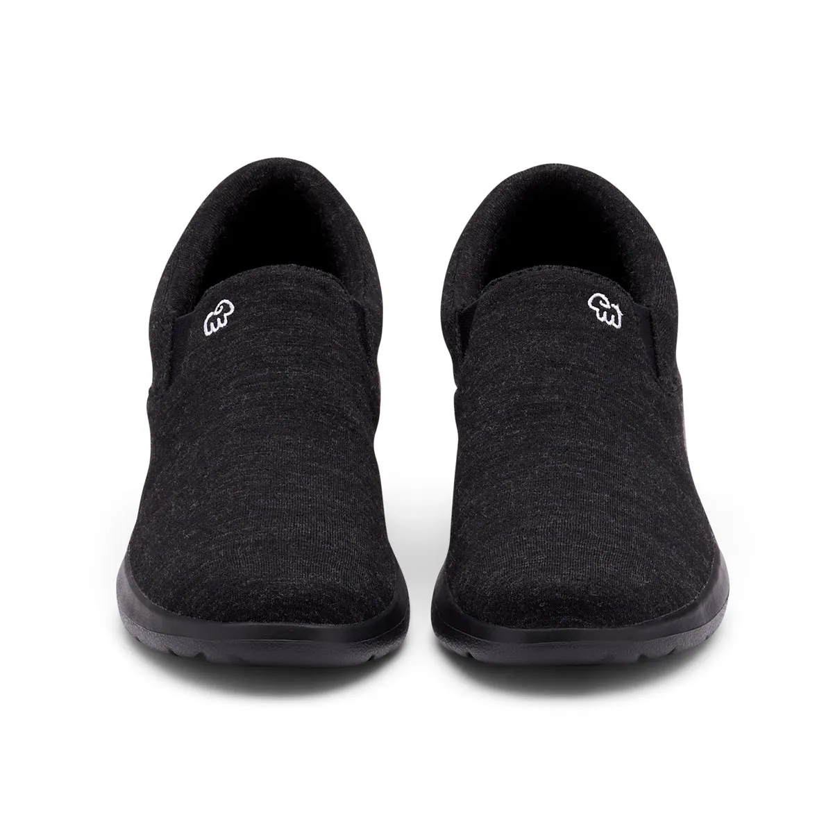 Women's Slip-Ons Black/Black Fashionable Slip On Shoes