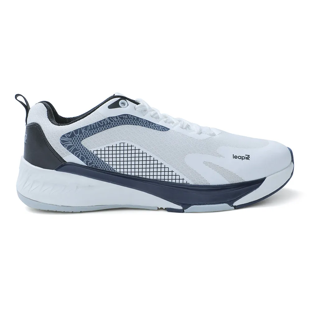 Leap7x Sports White Running Shoes For Mens EVELSTER-E By Liberty Running Shoes For Shin Pain