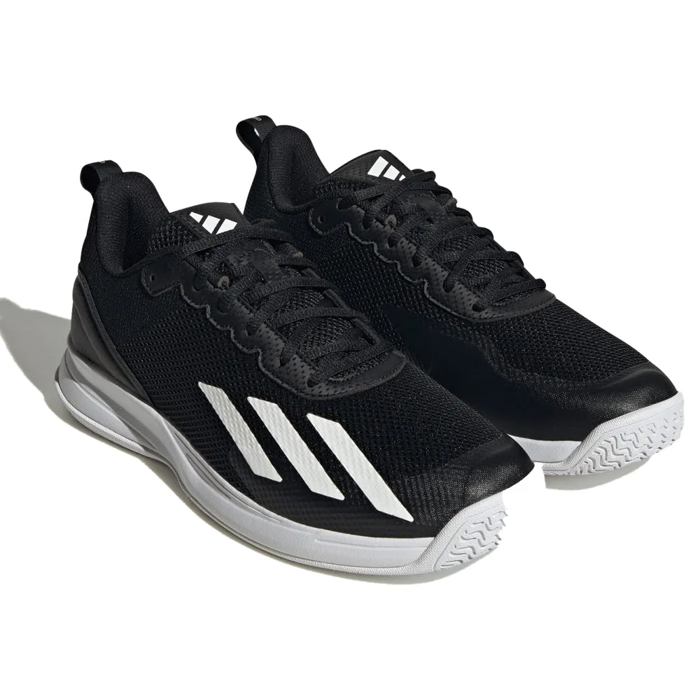 Adidas Courtflash Speed Tennis Shoes (Mens) - Core Black/Cloud White/Matte Silver Adidas Free Shoes