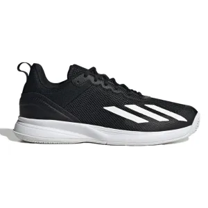 Adidas Courtflash Speed Tennis Shoes (Mens) - Core Black/Cloud White/Matte Silver Shoes Adidas Samba