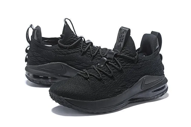 Nike Lebron XV 15 Low All Black Men Shoes Sale Size US 7-12 Asics Gel Venture 6 Running Shoes