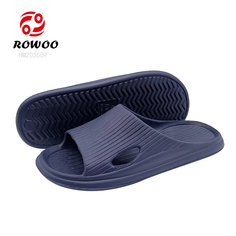 Fashion Men Anti-slip Shower Sandals Bathroom Slides Shoes Men Home Slipper Sandals Wedding Flat Sandals