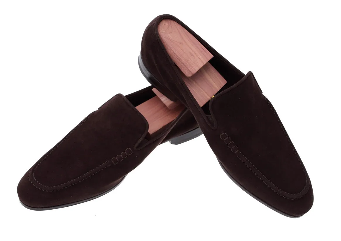 Drivers Loafers Trento Brown Suede Loafers