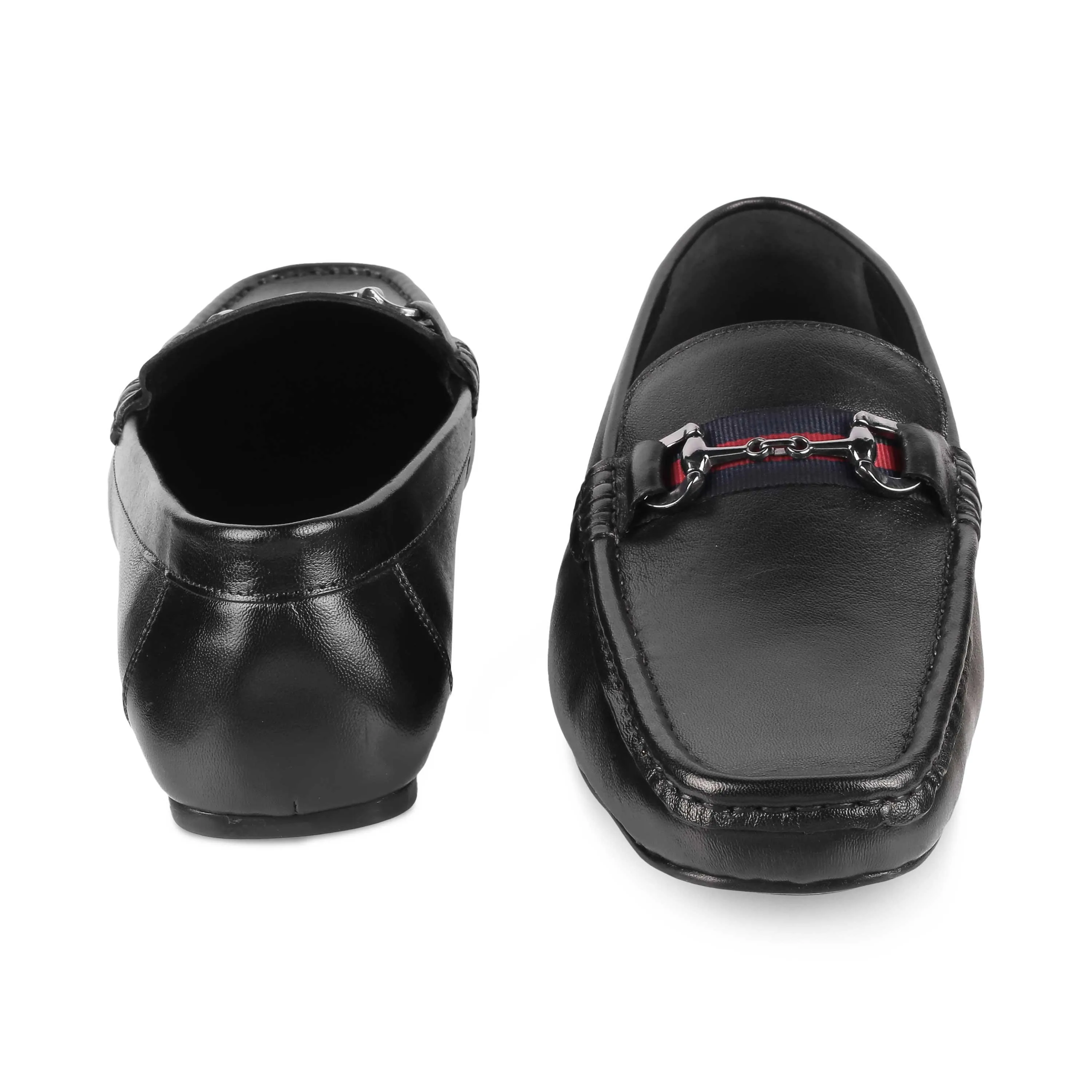 Chunky Leather Loafers Tresmode Bilbao Black Men's Leather Loafers