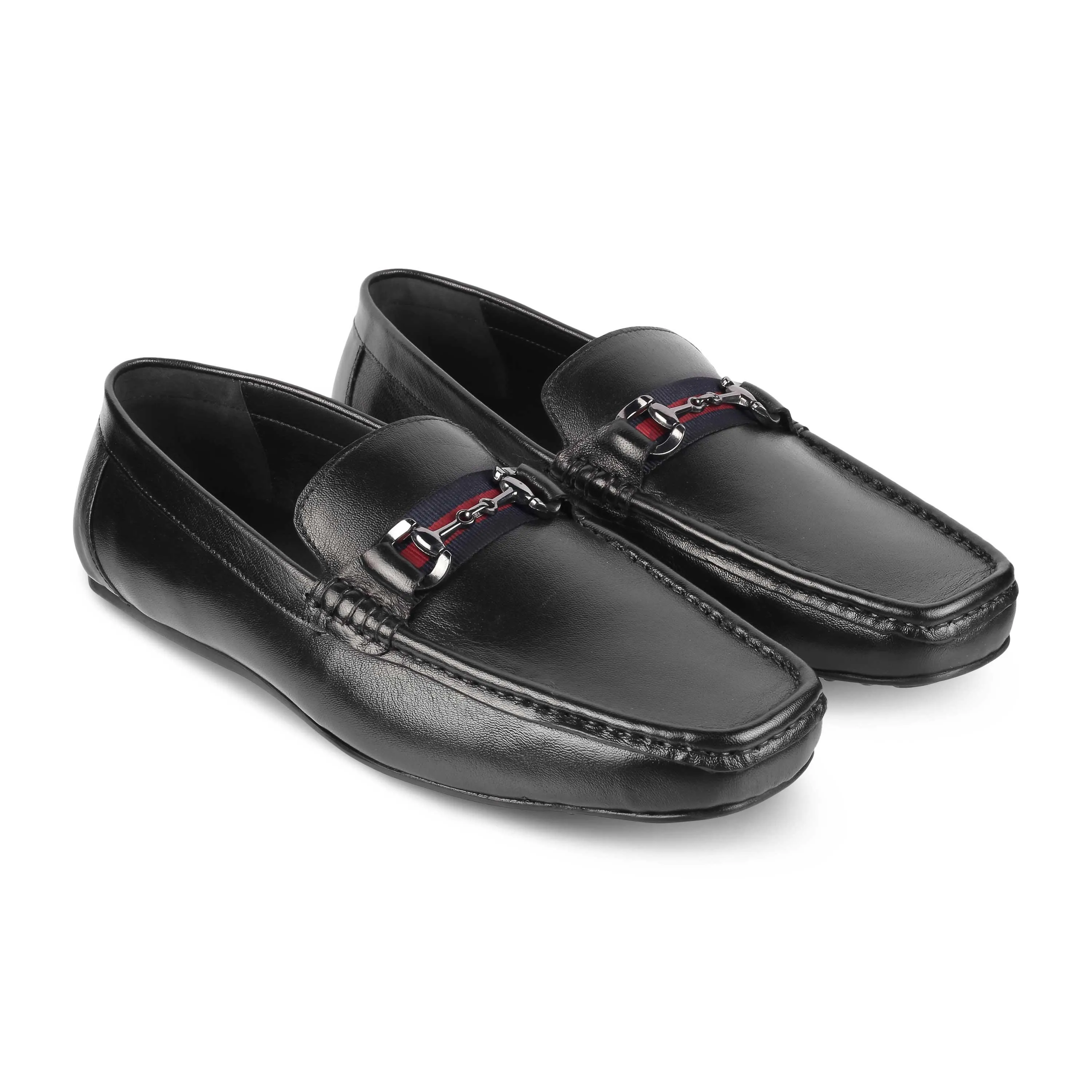 Loafers Jeans Tresmode Bilbao Black Men's Leather Loafers