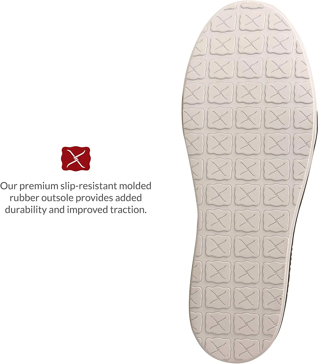 Twisted X Women's Hooey Loper, Black/White, 6.5(M) Sneakers Slip-on