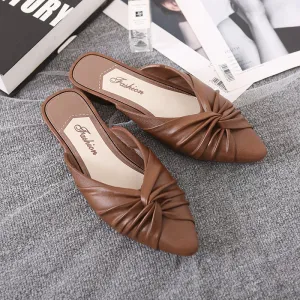 Summer Basic Slippers Outdoor Women's Fashion Pointed Toe Summer Sandals BM-169