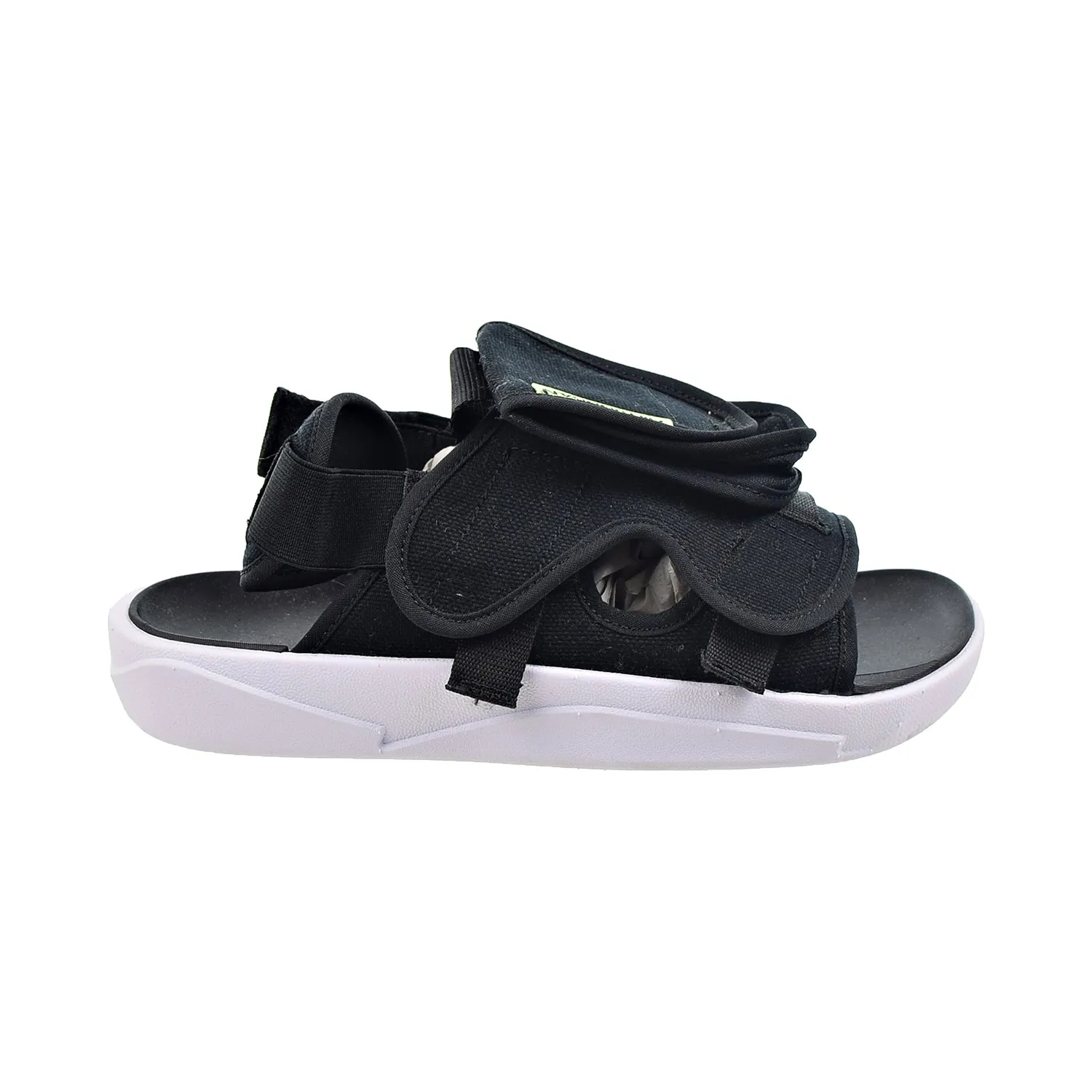 Hands Free Slippers Jordan LS Men's Slide Sandals Black-White-Ghost Green