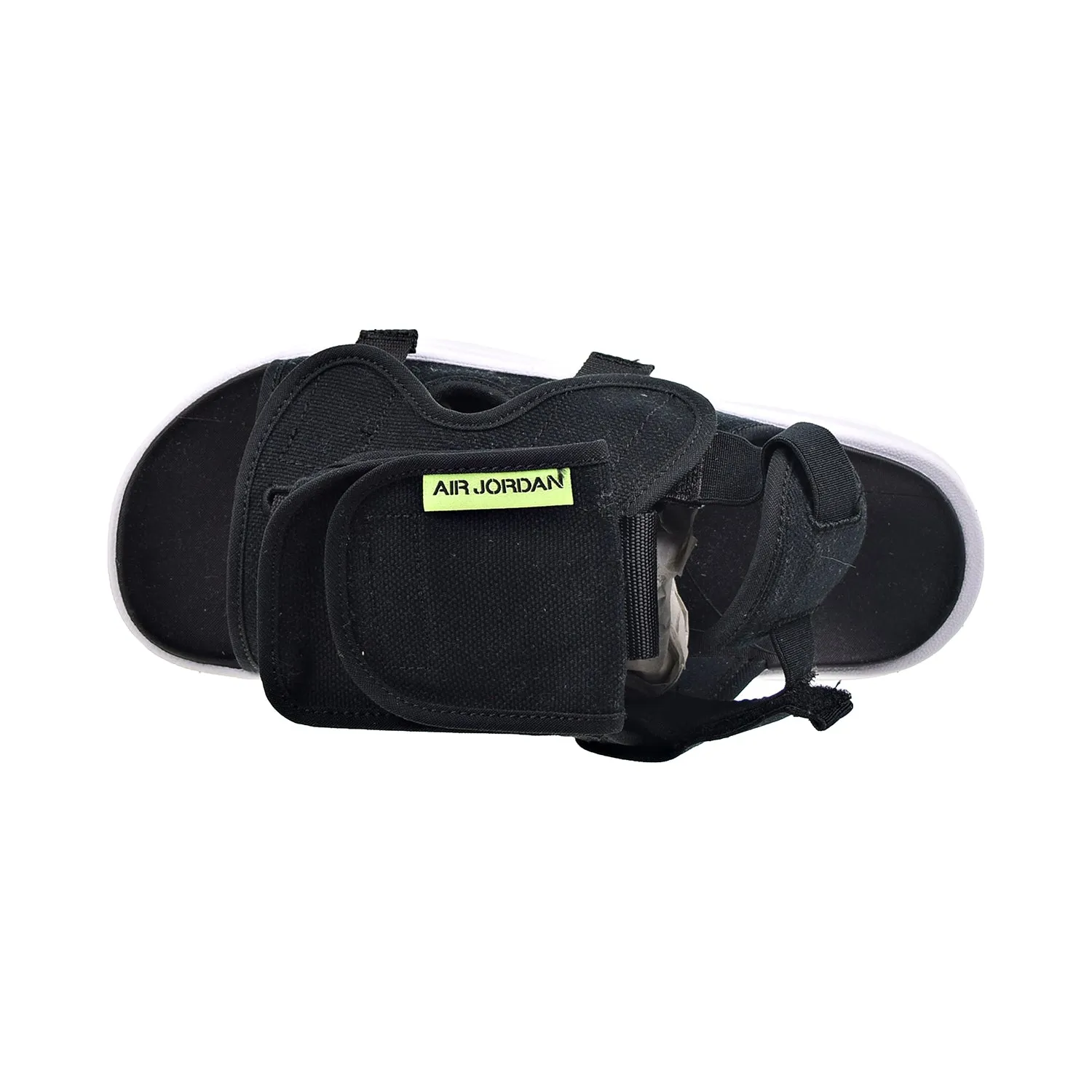 Slippers Vs Slides Jordan LS Men's Slide Sandals Black-White-Ghost Green