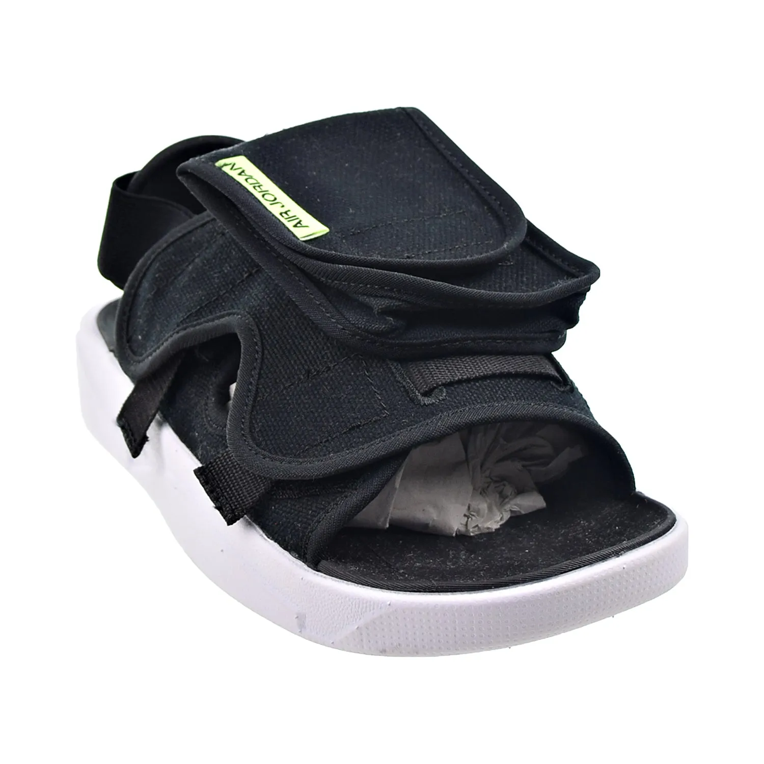 Slipperes Jordan LS Men's Slide Sandals Black-White-Ghost Green