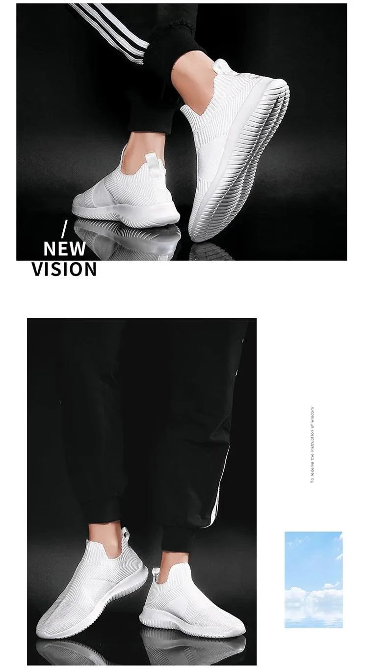 2024 Breathable Men Shoes Trend White Casual Luxury Sneakers Flat Silver Formal Shoes