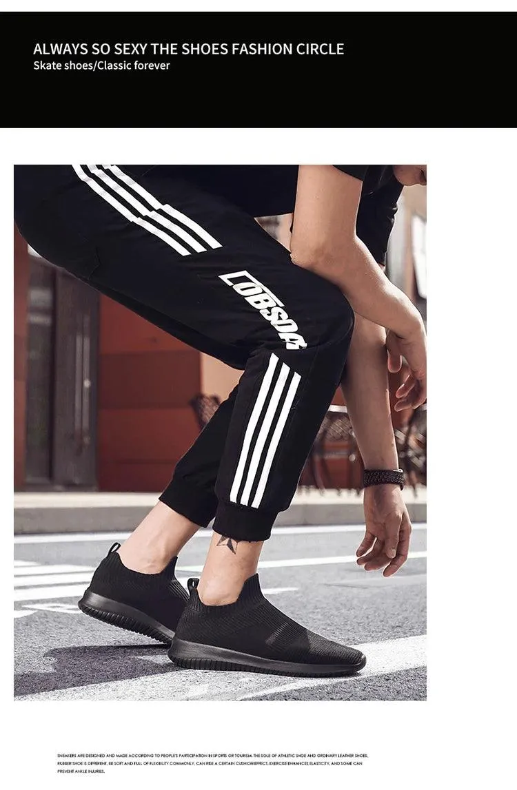 2024 Breathable Men Shoes Trend White Casual Luxury Sneakers Flat Shoes 2024 Trend