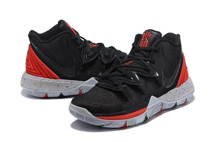 Asics Waterproof Walking Shoes Nike Kyrie 5 Black White Red Men Basketball Shoes Sale Size US 7-12