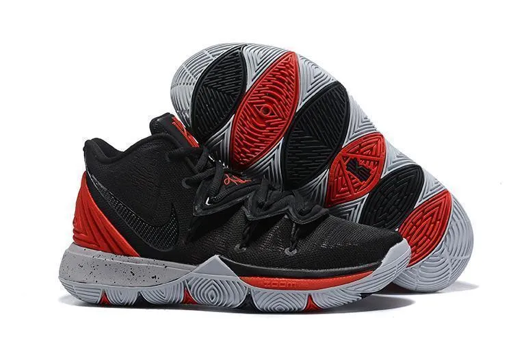 Asics Gel Turf Shoe Nike Kyrie 5 Black White Red Men Basketball Shoes Sale Size US 7-12