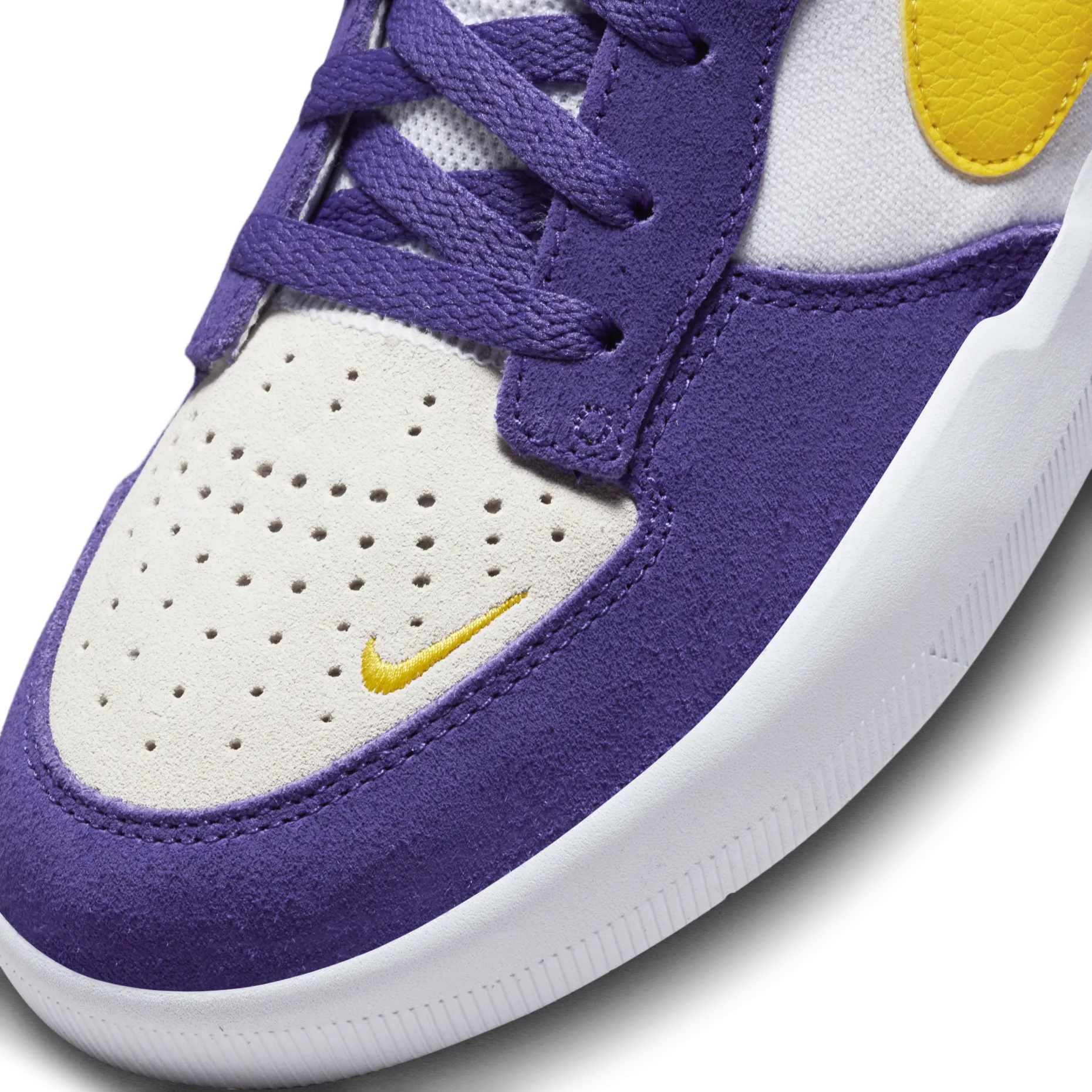 Nike SB Force 58 DV5477-500 Court Purple/Amarillo-White (In Store Pickup Only) Asics Shoes Old Models