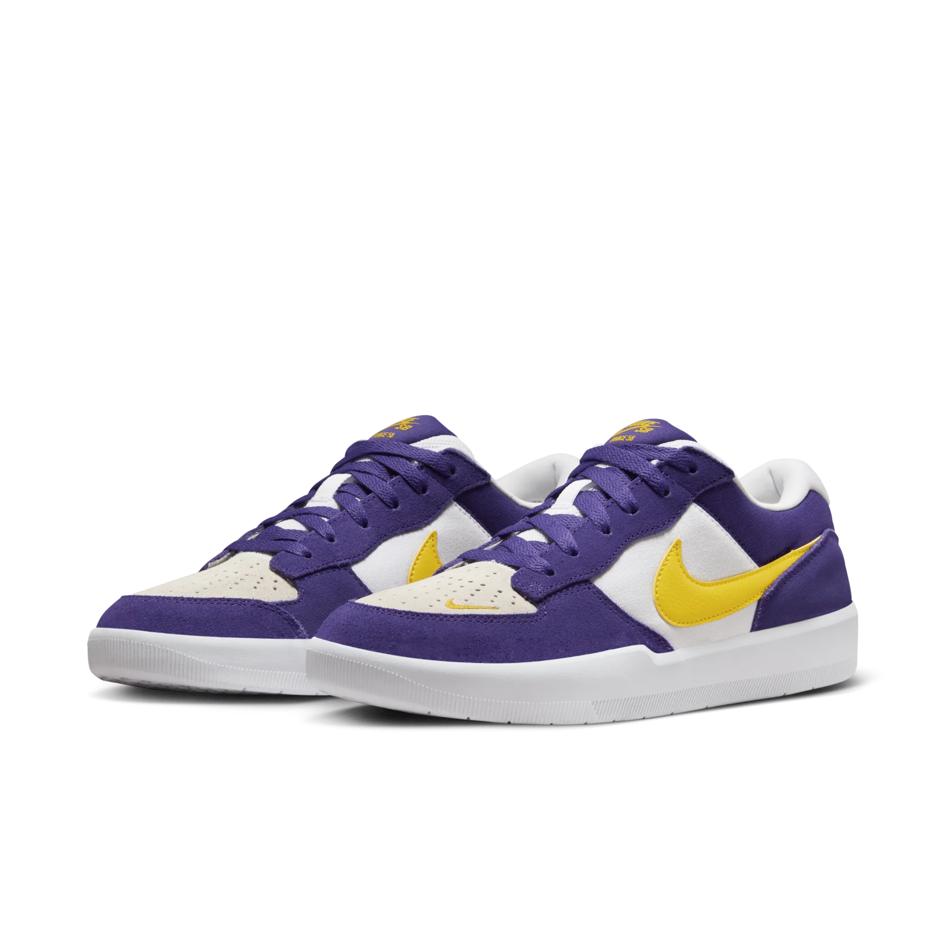 Best Running Shoes Nike SB Force 58 DV5477-500 Court Purple/Amarillo-White (In Store Pickup Only)