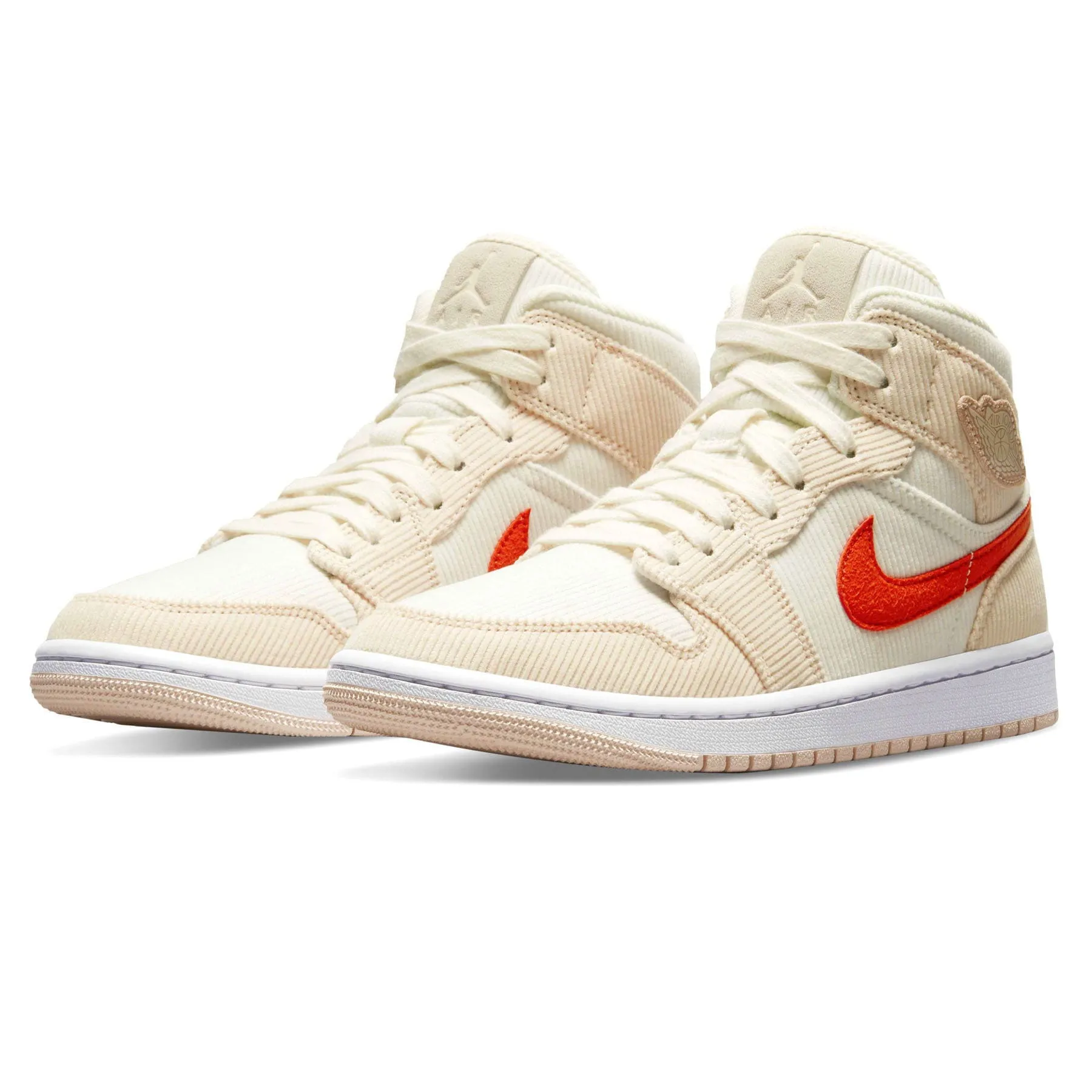 Asics Tiger Retro Shoes Air Jordan 1 Mid SE Wmns 'Corduroy'