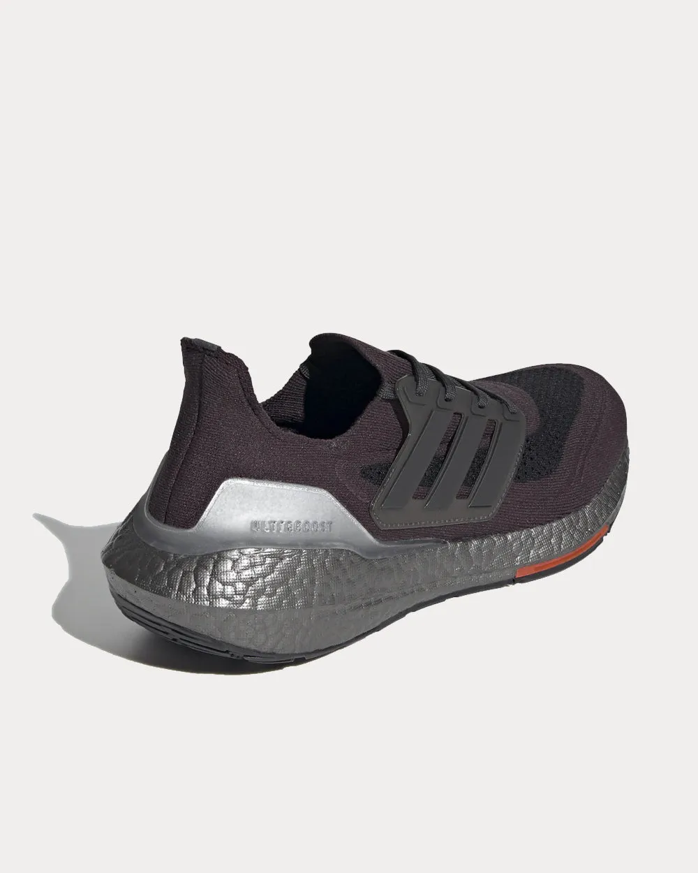 Ultraboost 21 Carbon / Carbon / Solar Red Running Shoes Softest Adidas Shoes