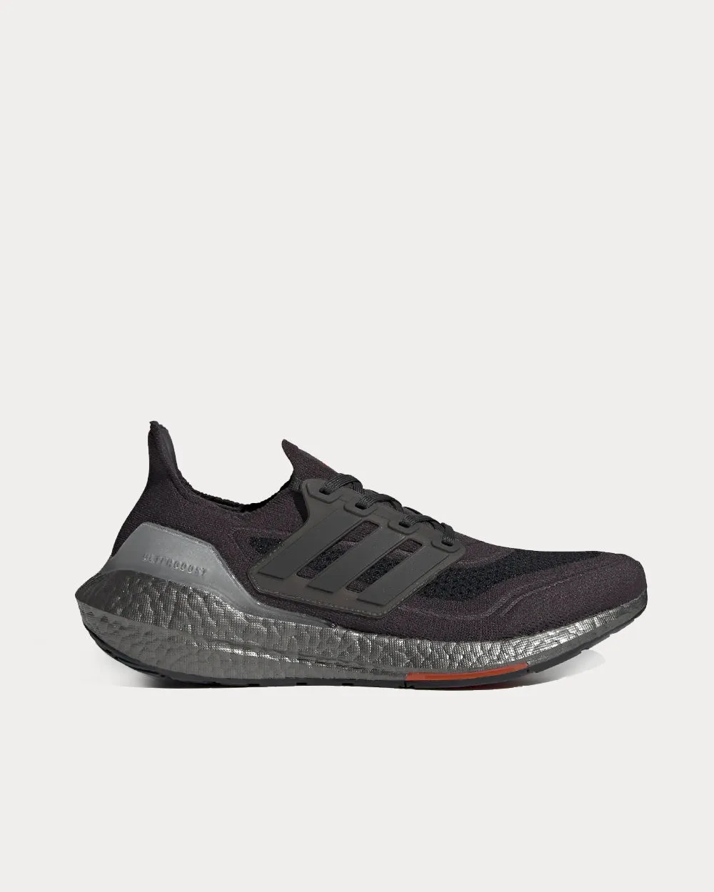 Ultraboost 21 Carbon / Carbon / Solar Red Running Shoes Adidas Shoes 2024