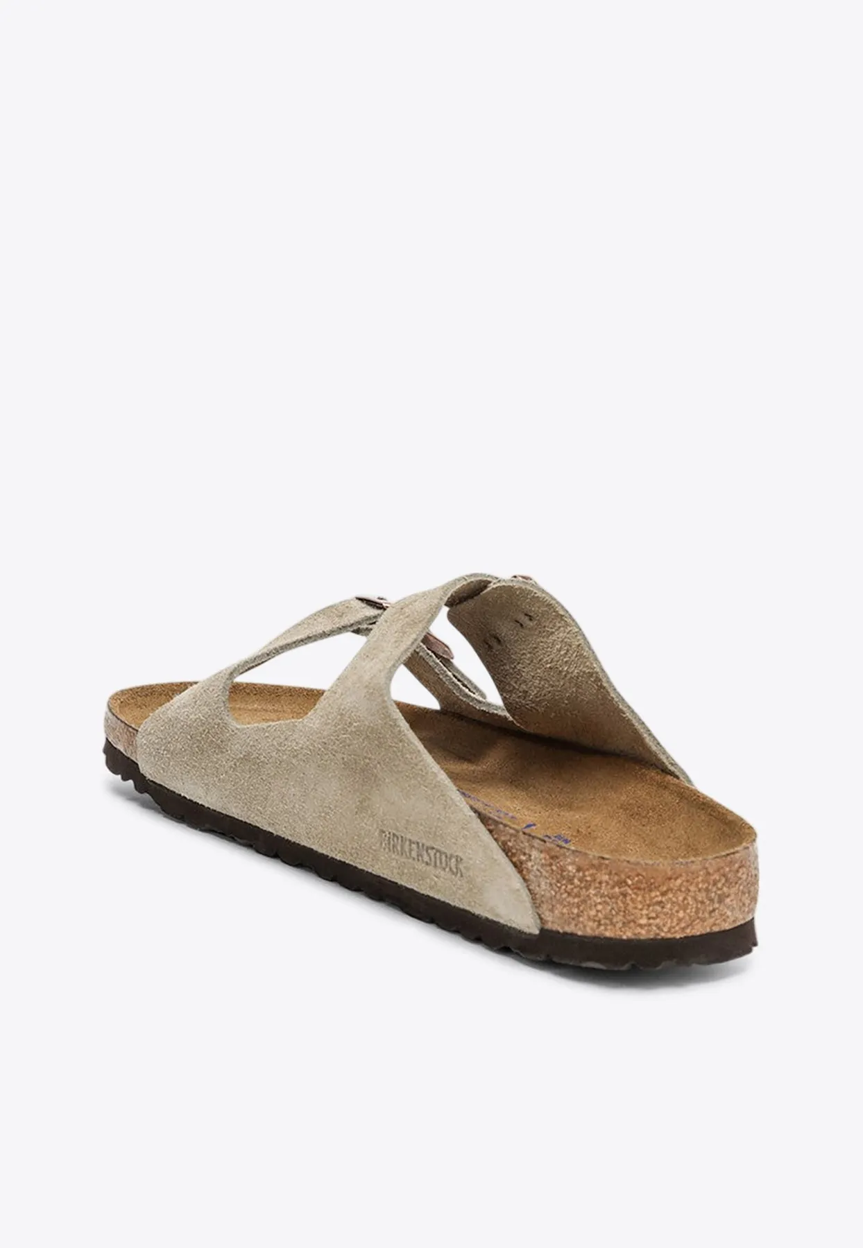 Arizona Double Buckle Suede Slides Jerusalem Sandals