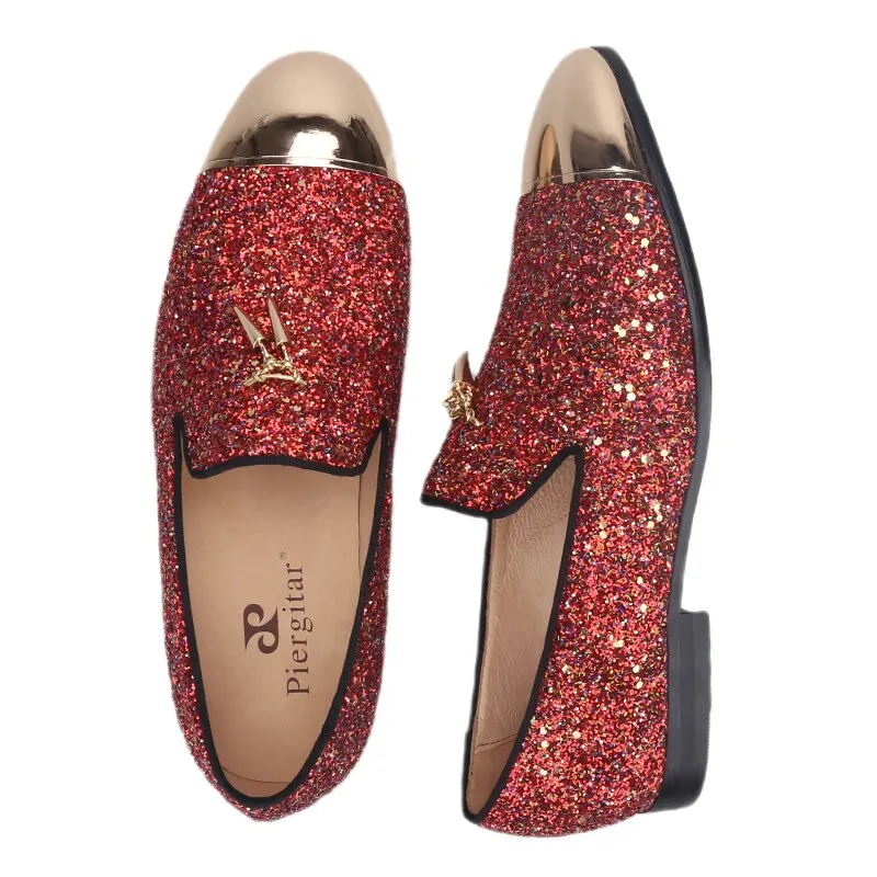 Loafers Thursday Boots Handmade Suede Gold Metal Buckle Loafers