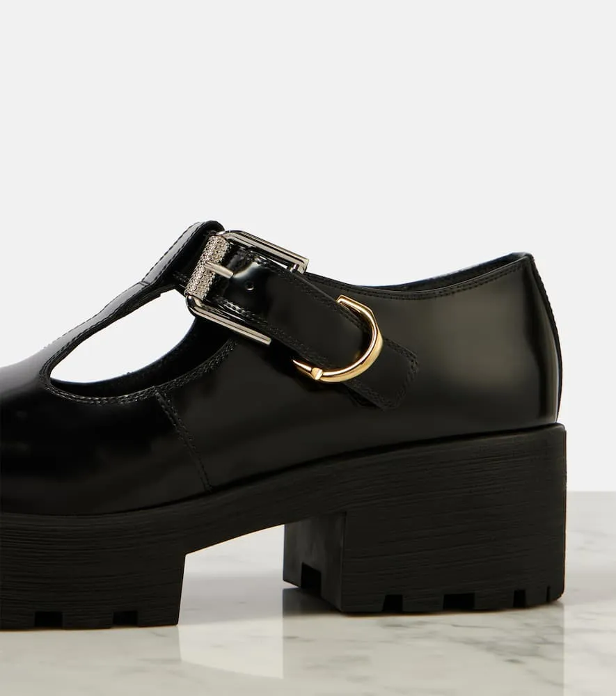 Easy Street Loafers Givenchy Voyou brushed leather loafers