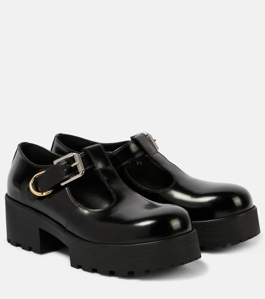Givenchy Voyou brushed leather loafers Snakeskin Loafers