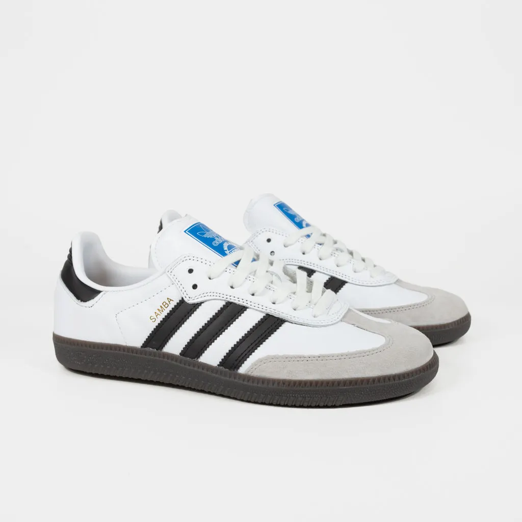 Adidas Skateboarding - Samba ADV Shoes - Footwear White / Core Black / Gum 5 Eqt Shoes Adidas
