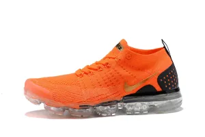 Nike Air Vapormax Flyknit 2 Orange Black Shoes Sneakers Men Sale Size US 7, 8, 8.5, 9, 10, 11 Espadrille Sneakers