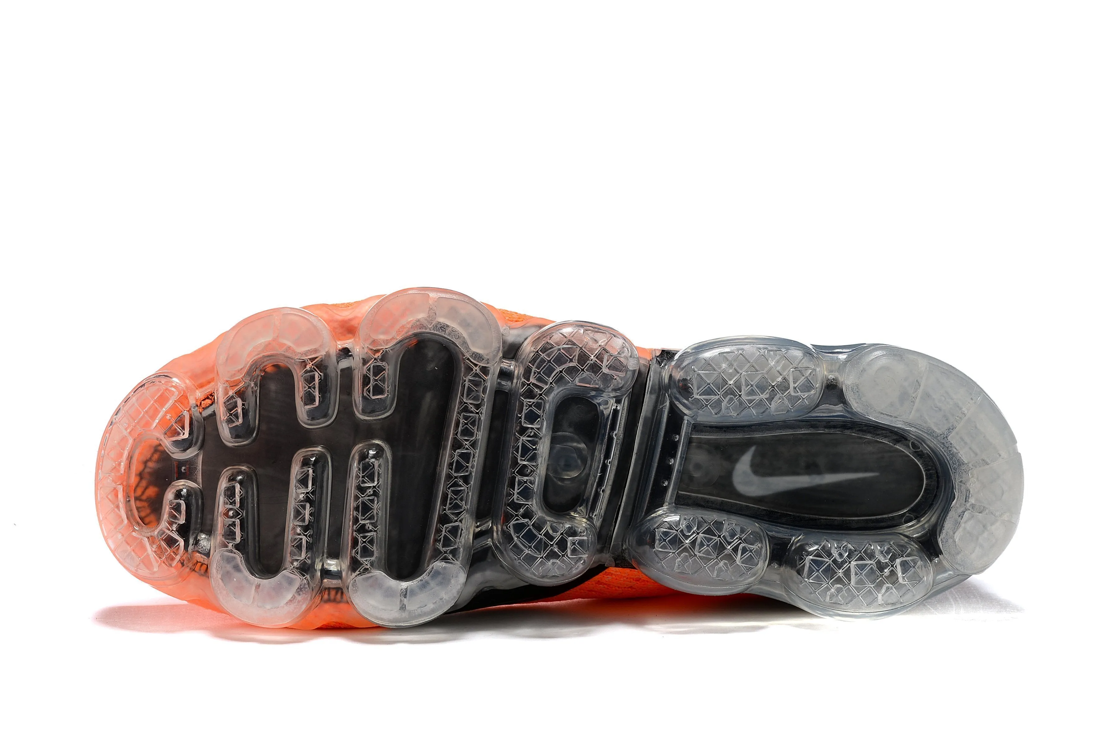 Channel Sneakers Nike Air Vapormax Flyknit 2 Orange Black Shoes Sneakers Men Sale Size US 7, 8, 8.5, 9, 10, 11