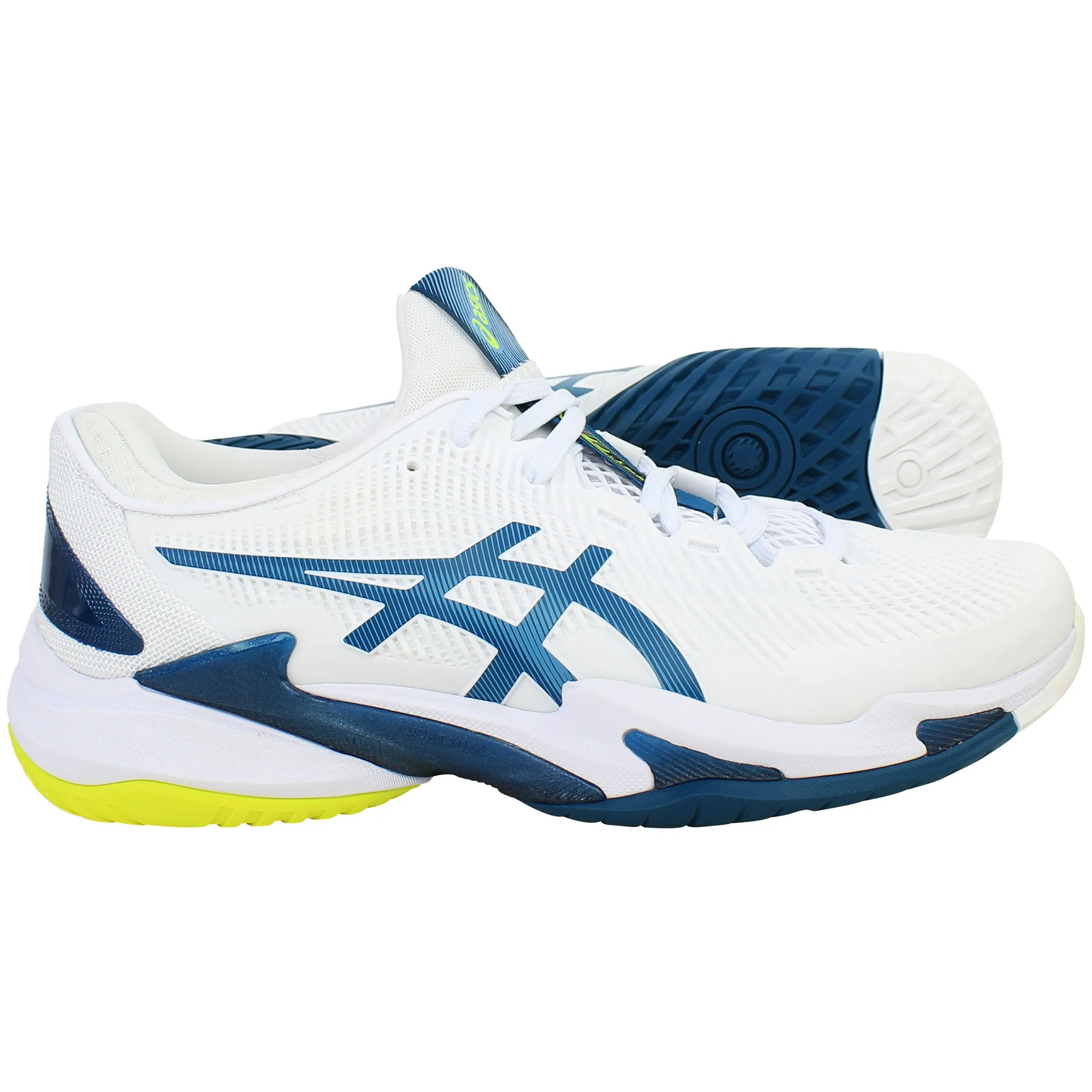 Asics Shoes Qatar Asics Court FF 3 Mens White Tennis Shoes
