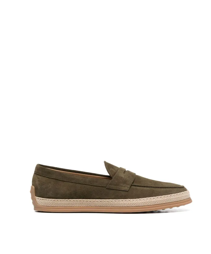 Tod's Loafers in Suede Best Socks For Penny Loafers